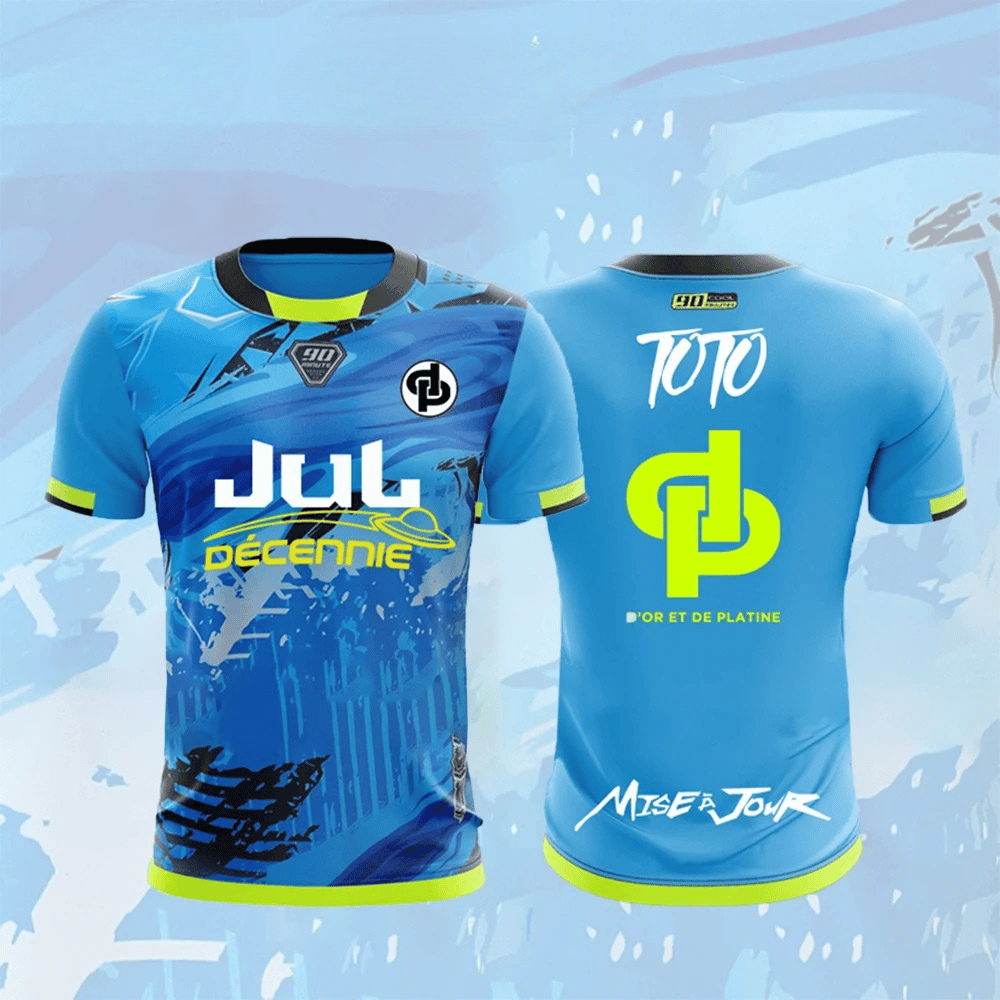 Maillot JUL Football Shirt WHITE D'or et de Diamant