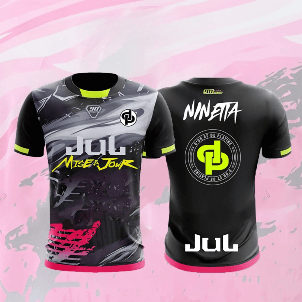 Maillot JUL Football Shirt WHITE D'or et de Diamant